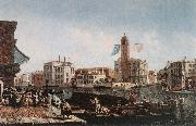 MARIESCHI, Michele The Grand Canal with the Fishmarket sg Sweden oil painting artist